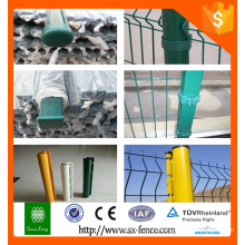 Alibaba 50mmX200mm Wire Mesh Fence Pó revestido cerca de malha de arame com dobras